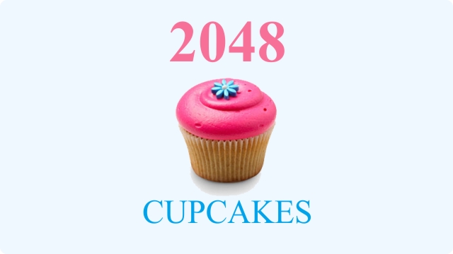 2048 Cupcakes Game