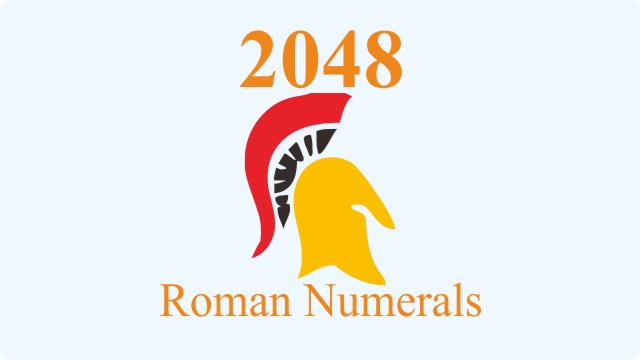 2048 Roman Numerals Game logo