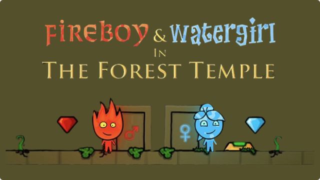 Fireboy & Watergirl 1 Forest Temple Game